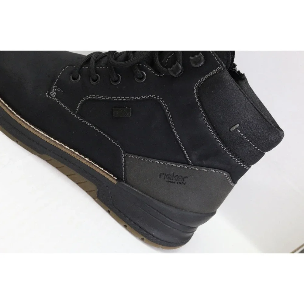 Rieker Black Casual Closed Men'S Boots 32330-00 Tex Antisteress Light Waterrepel